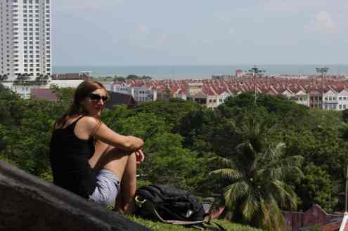 Uitzicht over Melaka